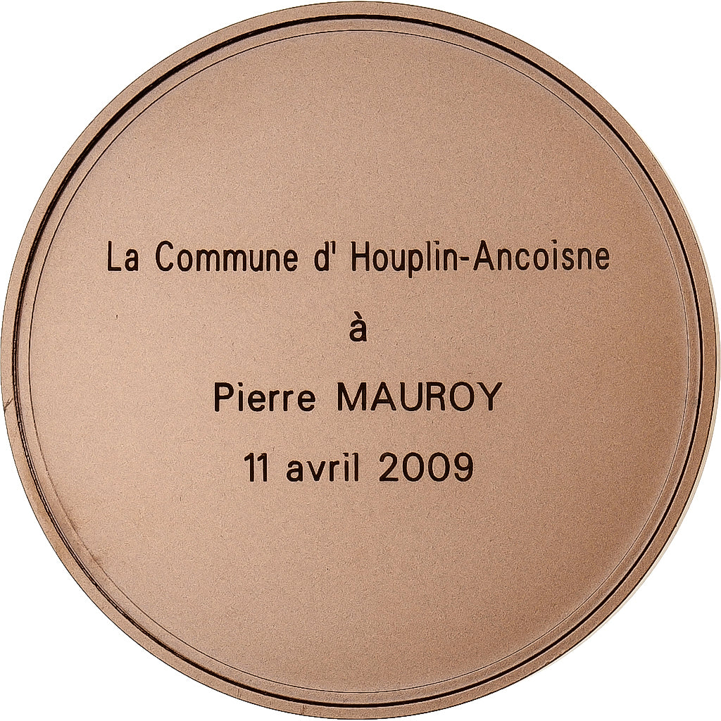 Frankreich, Medaille, La Commune d'Houplin-Ancoisne à Pierre Mauroy, 2009