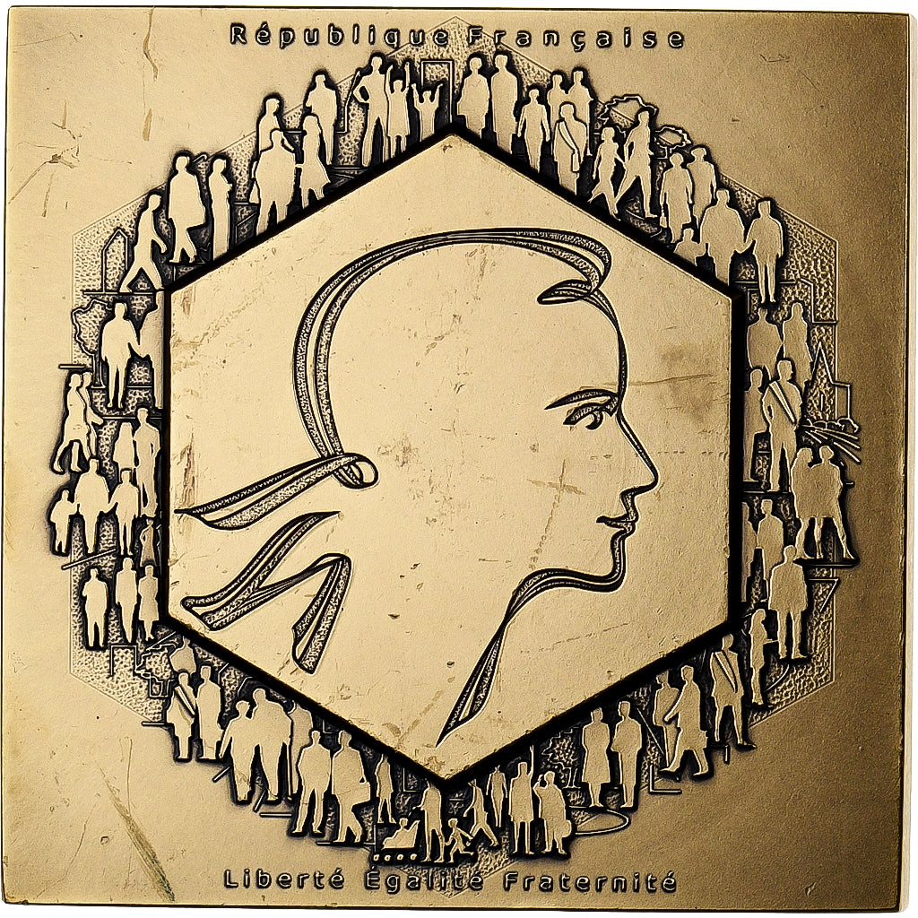 Francia, medaglia, Centenaire de l'Association des Maires de France, à Pierre