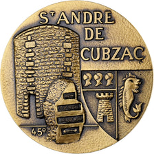 França, medalha, La Ville de Saint André de Cubzac à Pierre Mauroy, Bronze