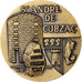 França, medalha, La Ville de Saint André de Cubzac à Pierre Mauroy, Bronze