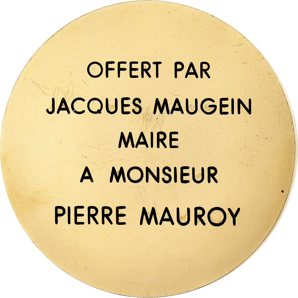 França, medalha, La Ville de Saint André de Cubzac à Pierre Mauroy, Bronze