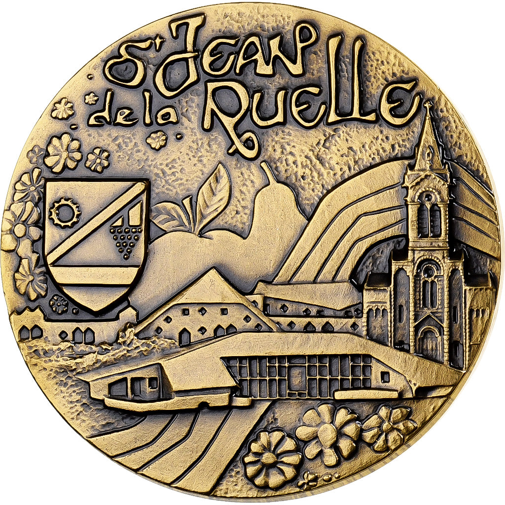 Francia, medalla, La Ville de Saint Jean de la Ruelle à Pierre Mauroy, Bronce