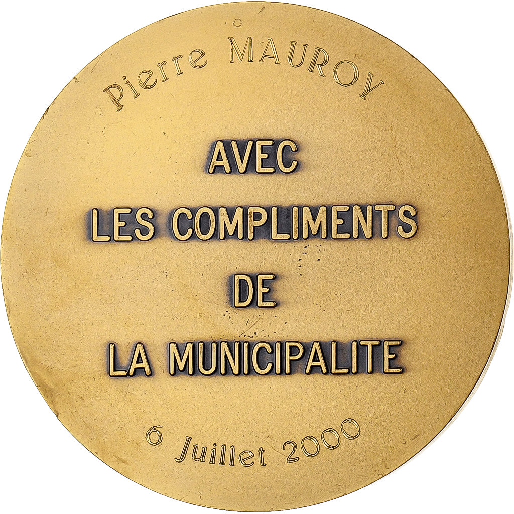 Francia, medalla, La Ville de Saint Jean de la Ruelle à Pierre Mauroy, Bronce