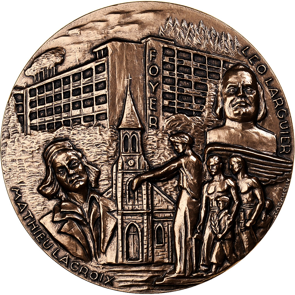 France, Medal, La Grand'Combe, Bronze, Torcheux, MS(65-70)
