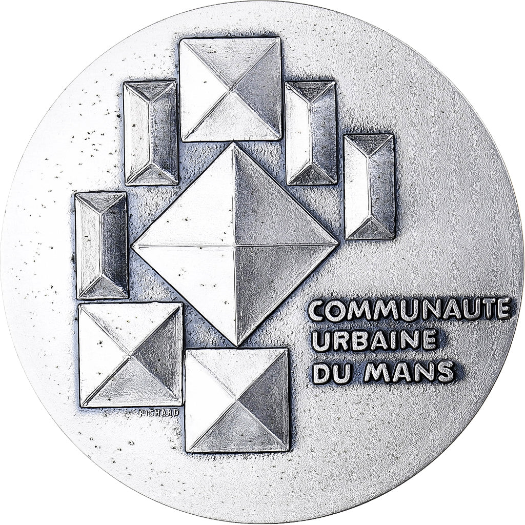 France, Médaille, Communauté urbaine du Mans, Bronze argenté, SPL, Pichard
