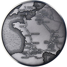 Frankrijk, Medaille, Cyclisme, 81ème Tour de France, 1994, Silvered Metal, Jym