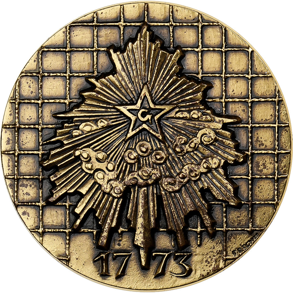 Francia, medaglia, Grand Orient de France, Bronze Florentin, SPL-