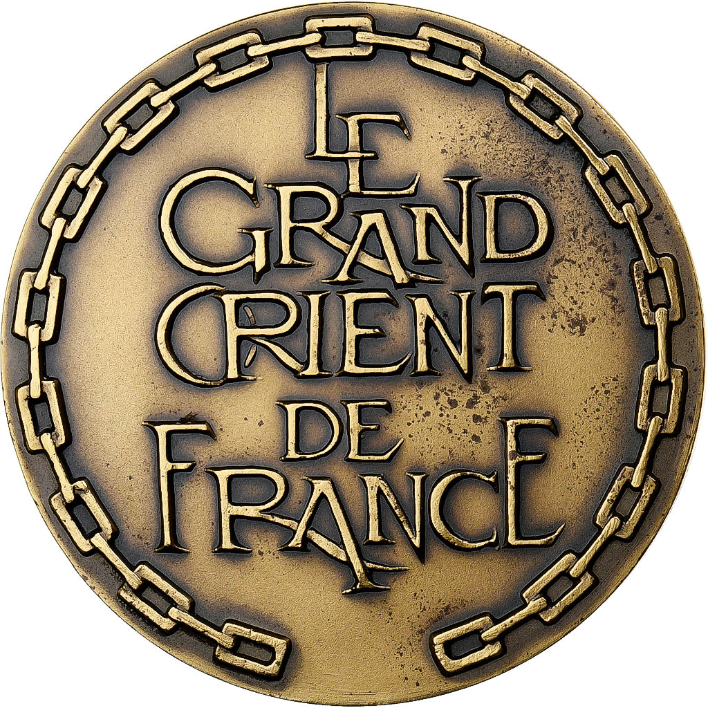 Francia, medaglia, Grand Orient de France, Bronze Florentin, SPL-