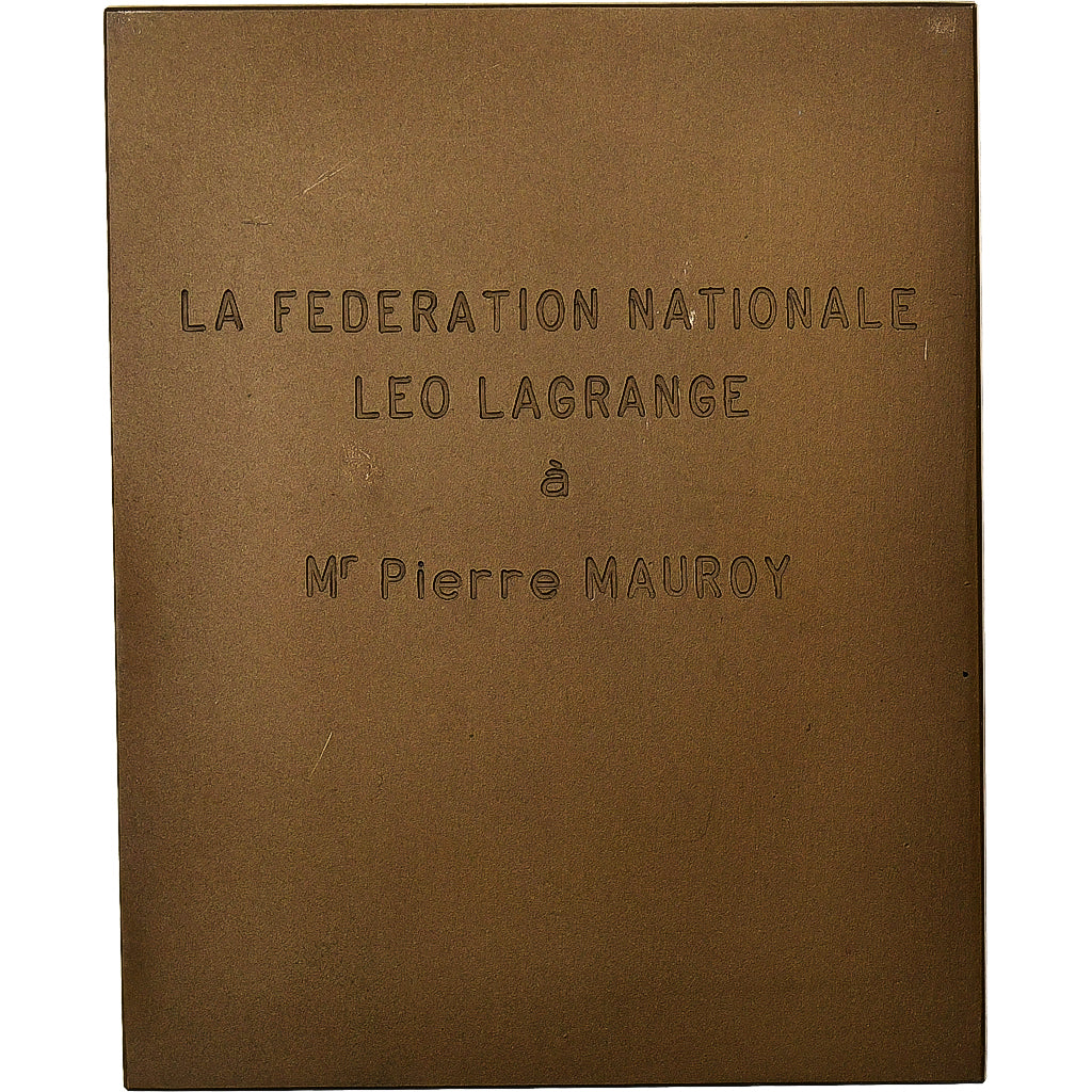 France, Medal, Fédération Nationale Léo Lagrange, VIème Congrès National