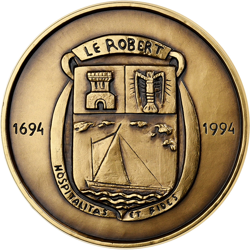 França, medalha, La Ville du Robert, 1994, Bronze, Pichard, MS(63)