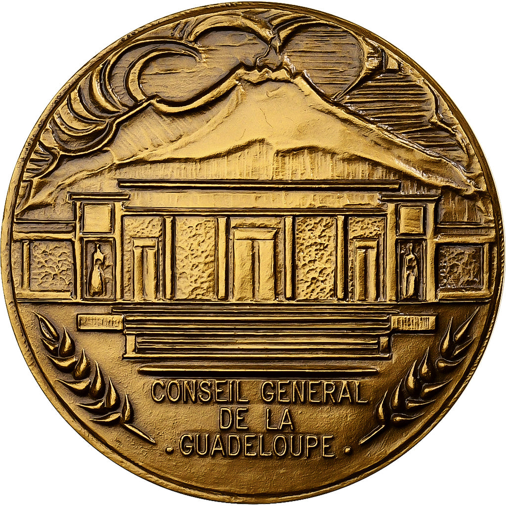 Guadeloupe, Medal, Conseil Général de la Guadeloupe, Bronze Florentin, Fage