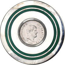 Italia, medaglia, 120 Grana Ferdinand II Insérée, Roma, Argento, Petochi, SPL-