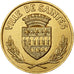 Frankreich, Medaille, La Ville de Saintes, 1974, Gilt Bronze, Coutré, STGL