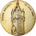 France, Médaille, La Ville de Loos à Pierre Mauroy, 1982, Vermeil, SUP, Gallo
