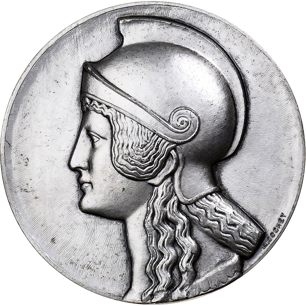 France, Medal, Ville de Poitiers, 1977, Silver, Cochet, MS63