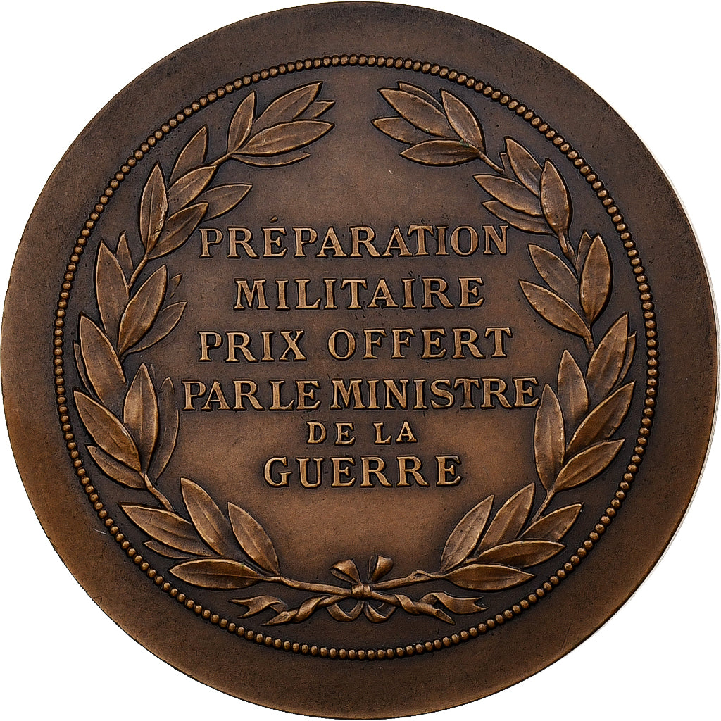 França, medalha, Préparation Militaire, Offert par le Ministre de la Guerre