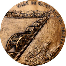 France, Medal, La Ville de Saint-Louis du Sénégal, Bronze, MS(63)