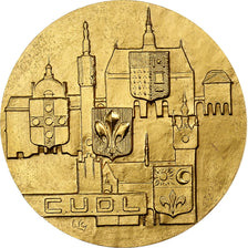 Francia, medaglia, La Communauté Urbaine de Lille à Pierre Mauroy, 1977