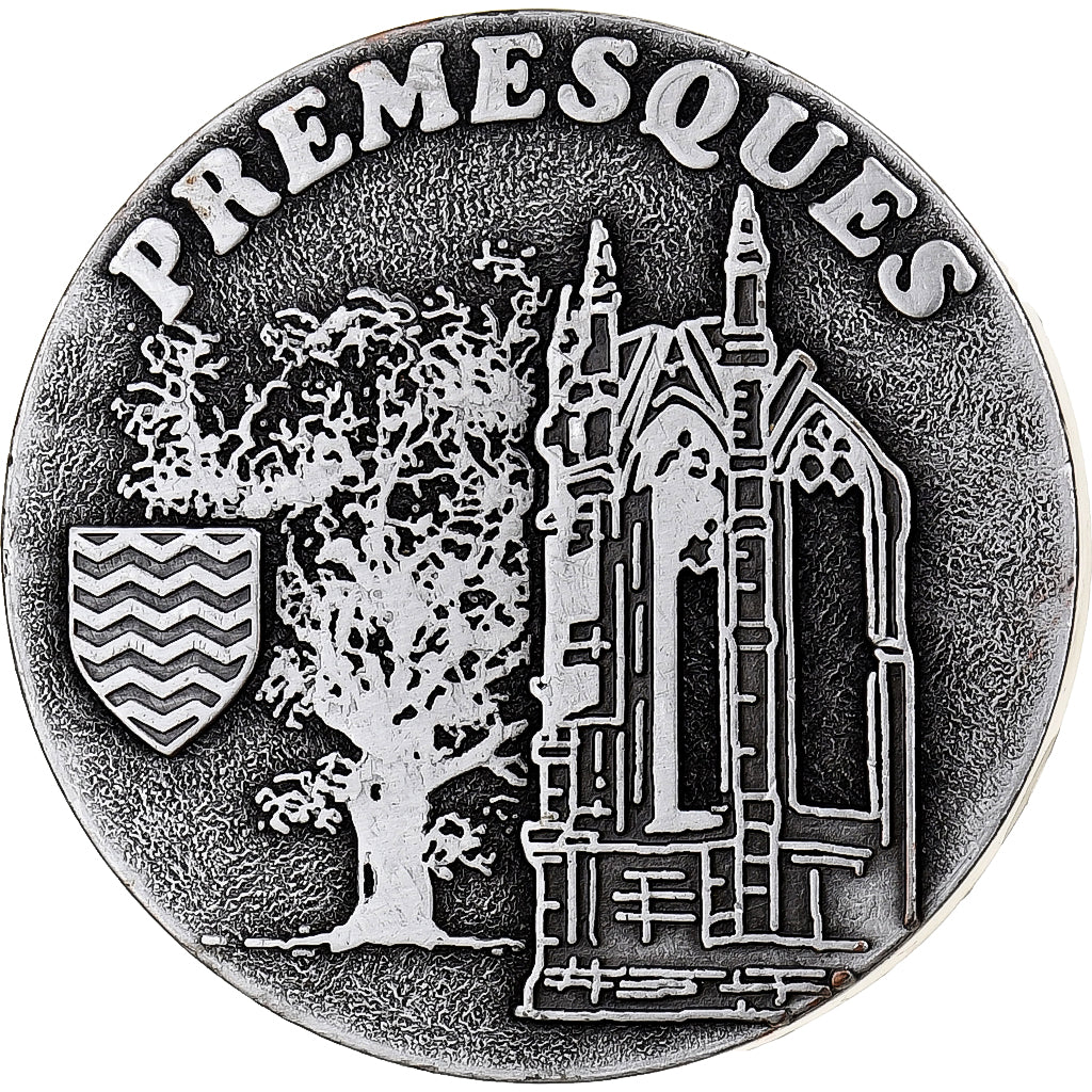 Frankreich, Medaille, La Ville de Prémesques, 1998, Silvered bronze, VZ