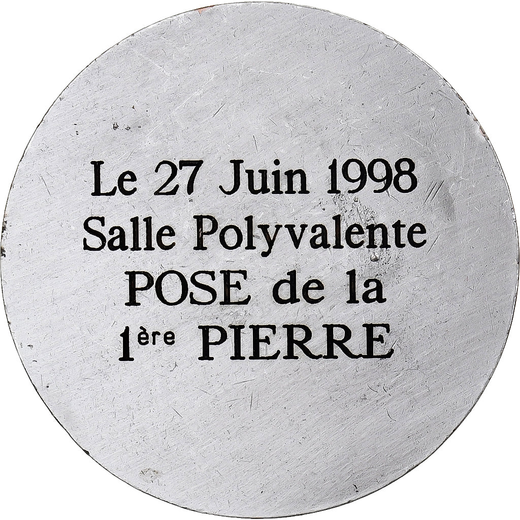 Frankreich, Medaille, La Ville de Prémesques, 1998, Silvered bronze, VZ