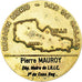 France, Médaille, La Région Nord-Pas-de-Calais à Pierre Mauroy, Gilt Bronze