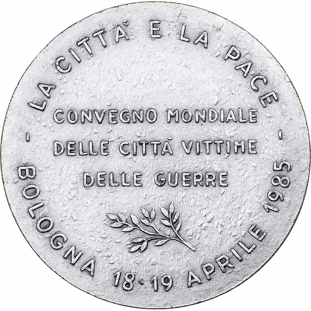 Italie, Médaille, Convegno Mondiale delle Citta Vittime delle Guerre, Bologna
