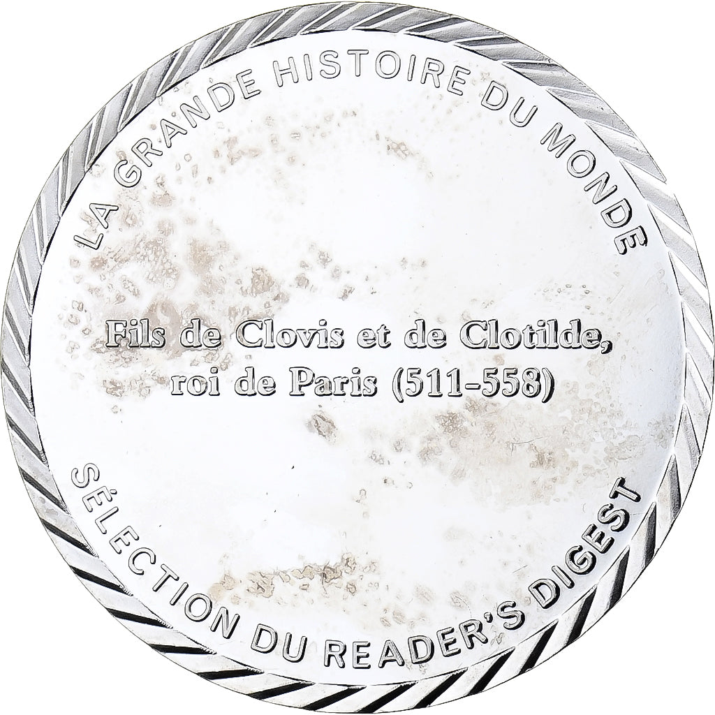Francia, medaglia, Histoire, Childebert Ier, Fils de Clovis et de Clotilde