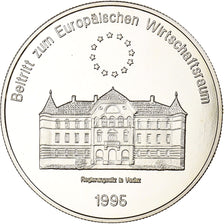 Listenstaine, Token, 5 Ecu, 1995, Cobre-níquel, MS(65-70)