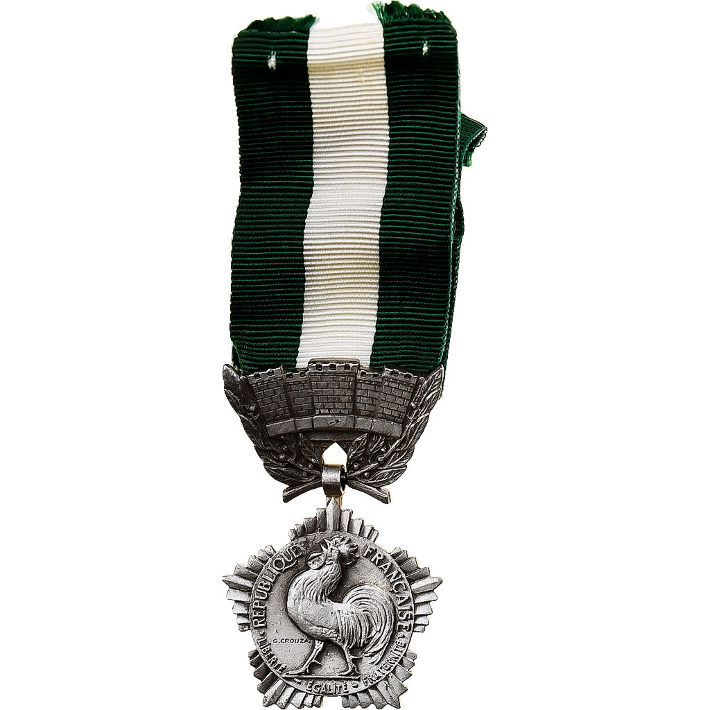 Francja, Collectivités locales, Politics, medal, Doskonała jakość, Crouzat