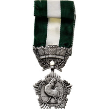 France, Collectivités locales, Politics, Medal, Uncirculated, Crouzat, Silvered