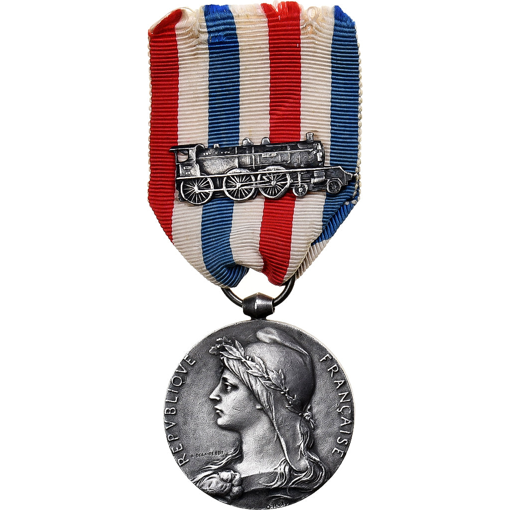 Frankreich, Médaille d'honneur des chemins de fer, Railway, Medaille, 1929