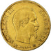 Frankrijk, Napoleon III, 10 Francs, 1858, Paris, Goud, ZF+, Gadoury:1014