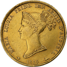 Italiaanse staten, PARMA, Maria Luigia, 40 Lire, 1815, Parma, Goud, ZF+, KM:32