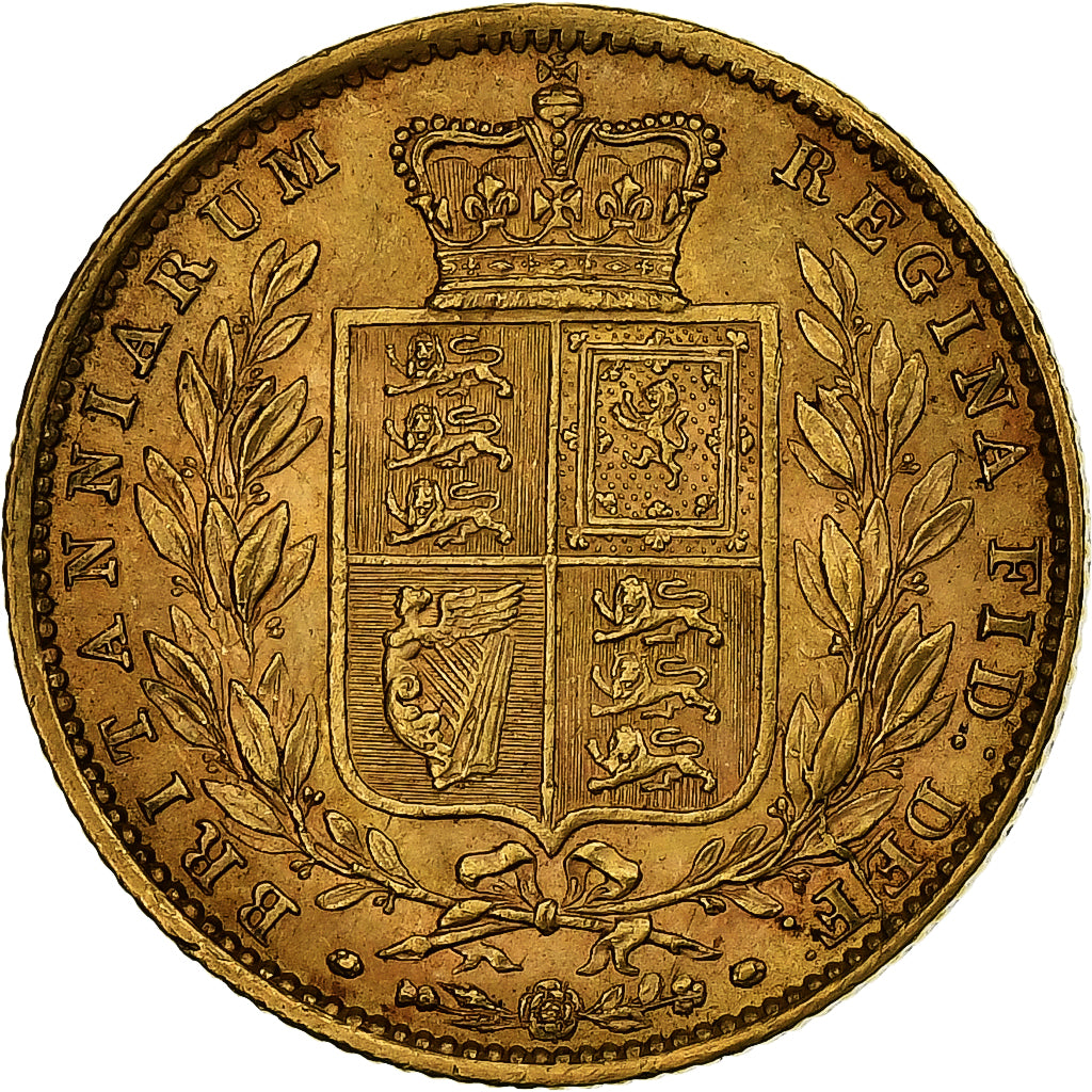 Großbritannien, Victoria, Sovereign, 1862, Gold, SS+, KM:736.1