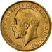 Australia, George V, Sovereign, 1911, Perth, Gold, AU(55-58), KM:29