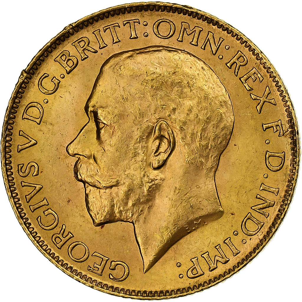 Canada, George V, Sovereign, 1917, Royal Canadian Mint, Gold, AU(55-58), KM:20