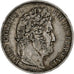 France, 5 Francs, Louis-Philippe, 1844, Lille, Silver, EF(40-45), Gadoury:678a
