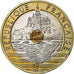 Munten, Frankrijk, Mont Saint Michel, 20 Francs, 2001, Paris, FDC, Tri-Metallic