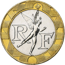 Frankreich, Génie, 10 Francs, 2001, Monnaie de Paris, BU, STGL, Bi-Metallic