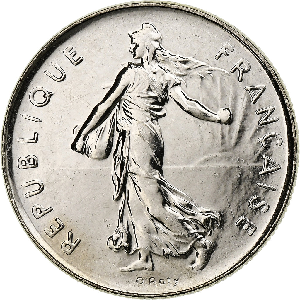 France, Semeuse, 5 Francs, 2001, Monnaie de Paris, BU, FDC, Nickel Clad