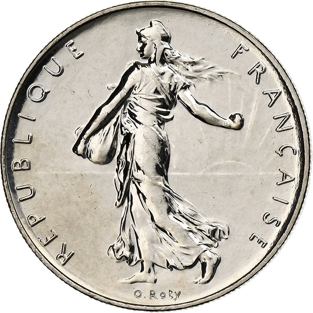 Francia, Semeuse, Franc, 2001, Monnaie de Paris, BU, FDC, Nichel, KM:925.1