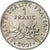 France, Franc, Semeuse, 2001, Monnaie de Paris, BU, Nickel, MS(65-70)