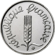 France, Centime, Épi, 2001, Monnaie de Paris, BU, Stainless Steel, MS(65-70)