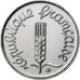 France, Centime, Épi, 2001, Monnaie de Paris, BU, Stainless Steel, MS(65-70)