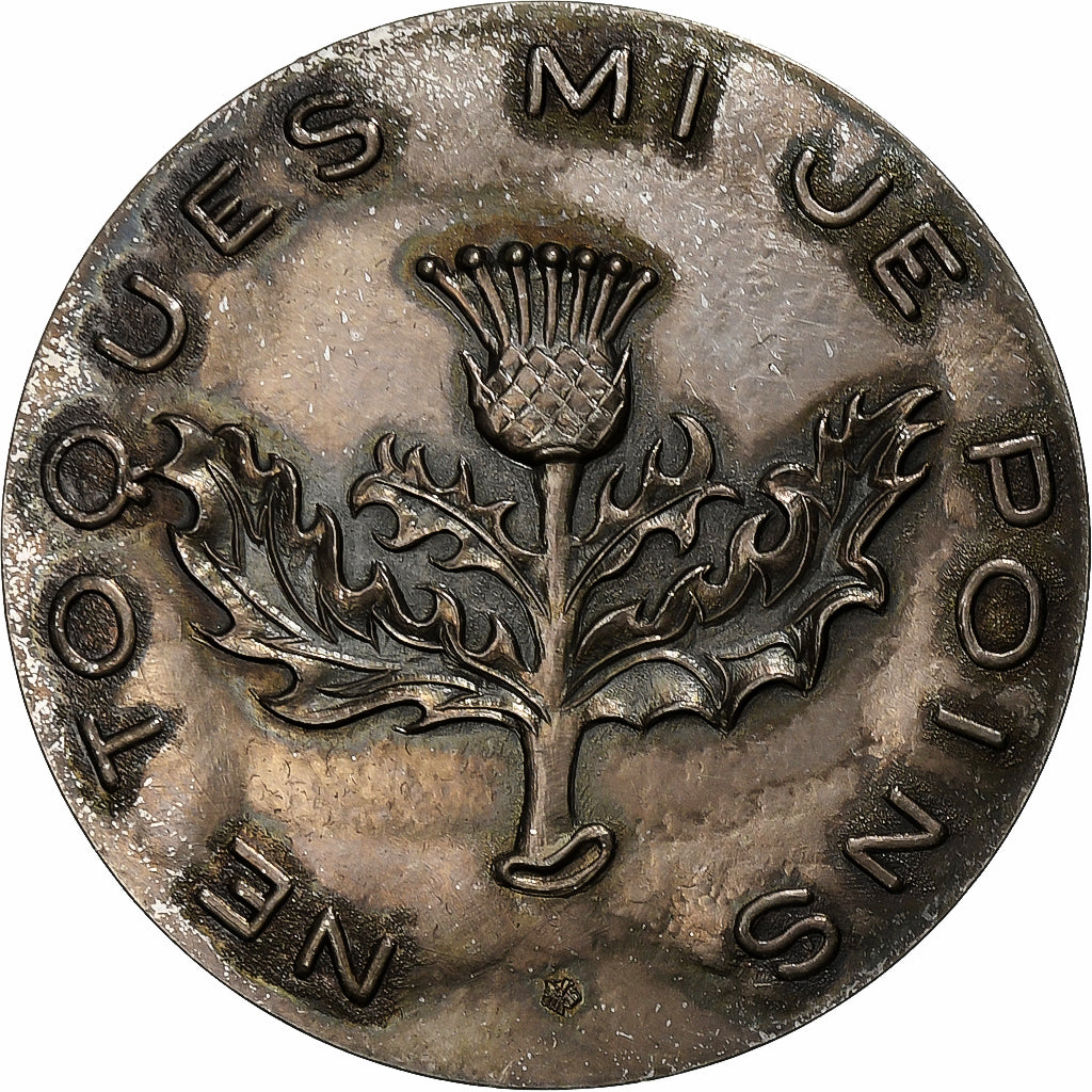 France, Token, Compagnie des Notaires de la Moselle, Silver, MS(63)