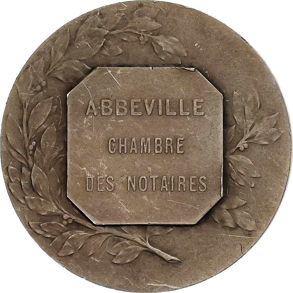 Francia, ficha, Chambre des Notaires d'Abbeville, Argento, Coudray, SPL-