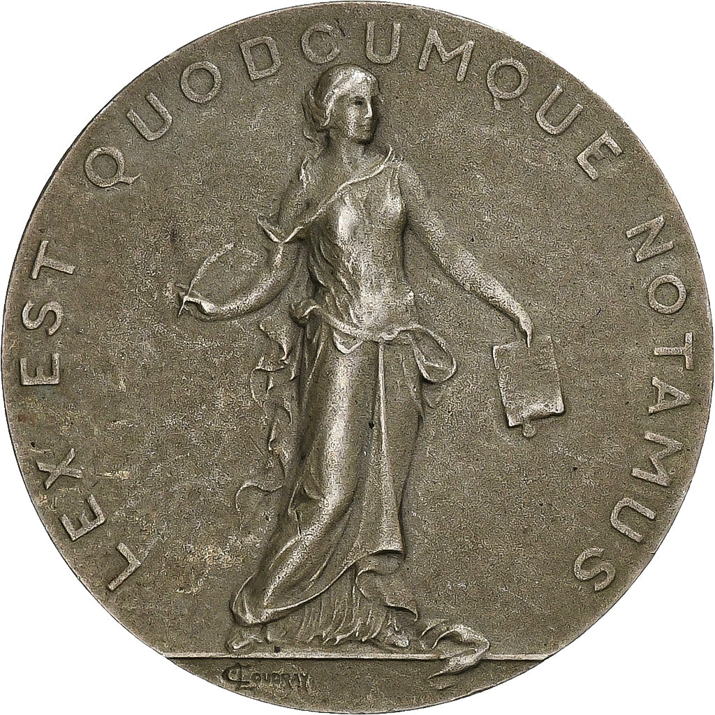 France, Token, Notaires d'Amiens, Chambre de Discipline, Silver, Coudray