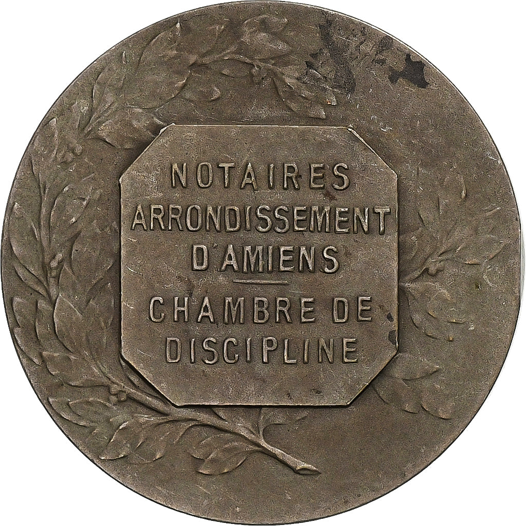 France, Token, Notaires d'Amiens, Chambre de Discipline, Silver, Coudray