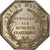 France, Token, Compagnie des Notaires de Chateaudun, Silver, Barre, MS63