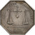 France, Token, Notaires de l'Arrondissement de Gien, Silver, Barre, MS63